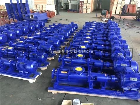 上海供应G型单级螺杆泵 浓浆泵图纸