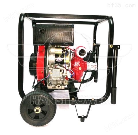 翰丝2寸铸铁泵带178FA柴油动力 手电启动