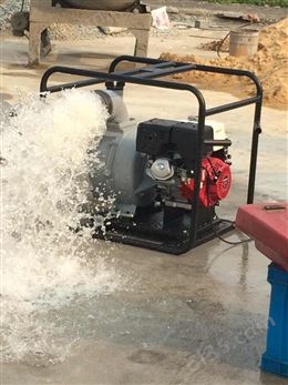 移动式快速排水泵6寸汽油机混流泵
